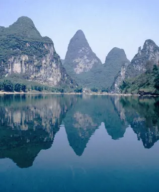 Radle durch das ländliche China in Yangshuo